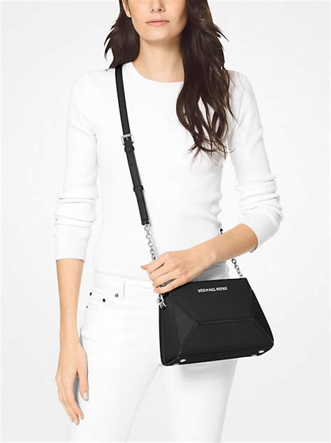 michael kors black prism bag|Michael Kors Prism Medium Black Saffiano Leather Crossbody .